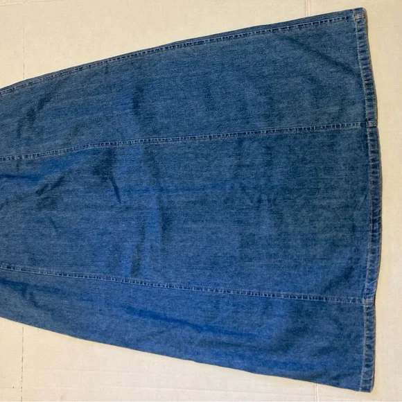 Kim Rogers Classic Women Blue Denim Jean Skirt Size 10p - Picture 2 of 12
